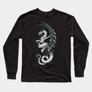 Master Dragon white Long Sleeve T-Shirt